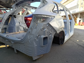 Quarter wing rear right Infiniti QX50 19- on the body, white