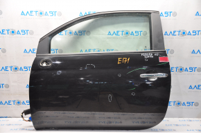 Door assembly front left Fiat 500 12-19 black PXR, butts, bent corner