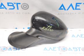 Side mirror left Fiat 500 12-19 5 pins, black