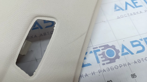 Rear pillar trim behind the window left Mercedes GLC 16-22 beige, broken guide, cleaning, scratches
