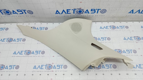 Rear pillar trim behind the right window Mercedes GLC 16-22 beige, broken guide, cleaning