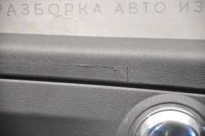 Door trim card front left Fiat 500 12-17 black, armrest leather with perforation, scratches