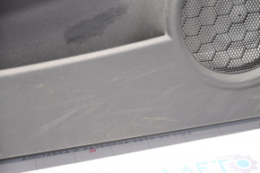 Door trim card front left Fiat 500 12-17 black, armrest leather with perforation, scratches