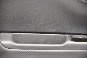 Door trim card front left Fiat 500 12-17 black, armrest leather with perforation, scratches