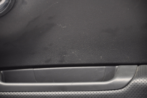 Door trim card front right Fiat 500 12-17 black, armrest leather with perforation, scratches