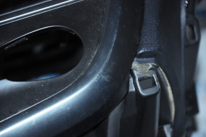 Dashboard front panel without AIRBAG Kia Optima 14-13 black, worn center console trim