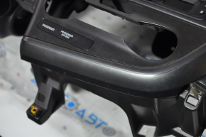 Dashboard front panel without AIRBAG Kia Optima 14-13 black, worn center console trim