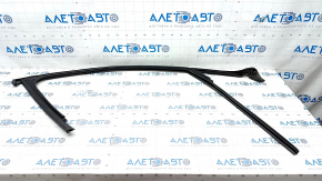 Upper door molding front left Audi A6 C7 12-18 black with glass seal