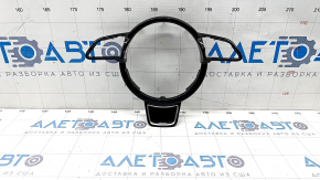 Steering wheel cover Audi A6 C7 12-18 black, scratches