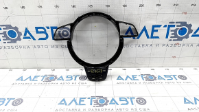 Steering wheel cover Audi A6 C7 12-18 black, scratches