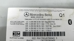 Mercedes GLC 16-19 Radio Tape Recorder Without Navigation
