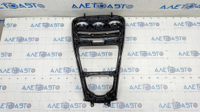 Front panel trim center Mercedes GLC 16-19 black wood, worn
