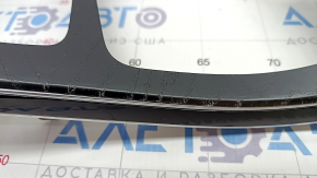 Front panel trim center Mercedes GLC 16-19 black wood, worn