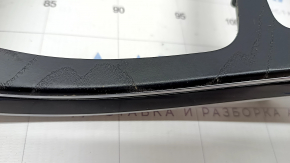 Front panel trim center Mercedes GLC 16-19 black wood, worn