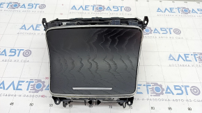 Cup holder with ashtray for the front panel of Mercedes GLC 16-19 black wood, cracked, peeling chrome, worn
