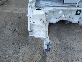 Front right quarter Infiniti QX50 19- on the body, white, dented and broken side member bracket