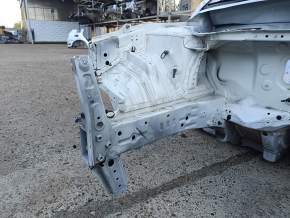 Front right quarter Infiniti QX50 19- on the body, white, dented and broken side member bracket