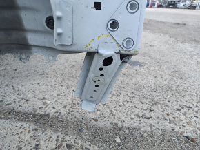 Front right quarter Infiniti QX50 19- on the body, white, dented and broken side member bracket