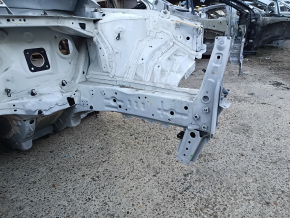 Front left quarter Infiniti QX50 19- on the body, white, dented and broken side member bracket