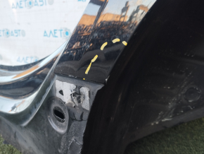 Quarter wing rear left Audi A6 C7 12-18 black, pokes