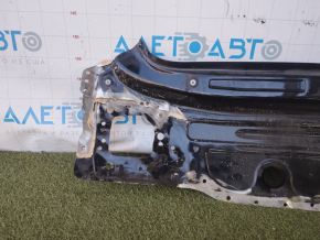 Rear panel Audi A6 C7 12-18 2 parts, black, on the body