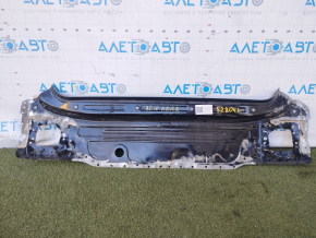 Rear panel Audi A6 C7 12-18 2 parts, black, on the body