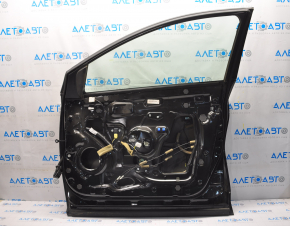 Door assembly front right Nissan Murano z52 15- black G41, dent, bump
