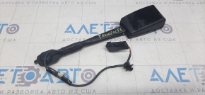 Driver's seat belt latch Ford Focus mk3 15-18 black with sensor, chips, abrasions