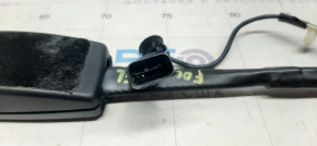 Driver's seat belt latch Ford Focus mk3 15-18 black with sensor, chips, abrasions