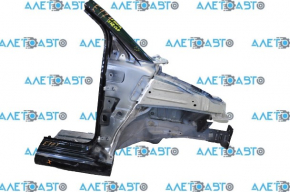 Front right quarter Fiat 500 12-19 black PXR butt