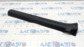 Door sill trim front right Nissan Versa Note 13-19 black, worn