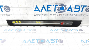 Door sill trim outer front left Audi A6 C7 12-18 S-line, scratches