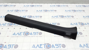 Door sill trim front right Nissan Versa Note 13-19 black, worn