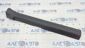 Door sill trim front left Nissan Versa Note 13-19 black, worn