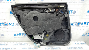 Door trim card rear right Audi A6 C7 12-18 under curtain, leather black, BOSE, scratches