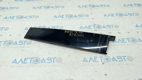 Door trim side front right Lincoln Nautilus 19-23 black gloss, scratches, crack