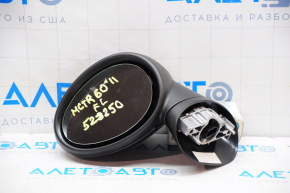 Side mirror left Mini Cooper Countryman R60 10-16 3 pins, black, pokes, broken fasteners connectors