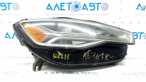 Front right headlight complete Audi A6 C7 16-18 rest LED, sand, cracks