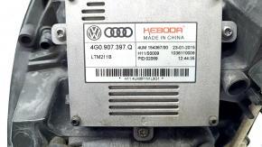 Front right headlight complete Audi A6 C7 16-18 rest LED, sand, cracks