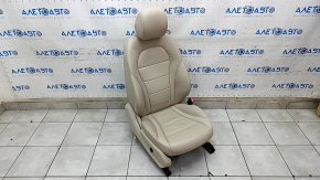 Passenger seat Mercedes GLC 16-22 with airbag, electric, heated, memory, leather beige