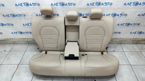 Rear row of seats 2 row Mercedes GLC 16-22 leather beige