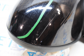Side mirror right Mini Cooper Countryman R60 10-16 3 pins, black, pokes, scratch, broken connector mounts