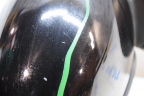 Side mirror right Mini Cooper Countryman R60 10-16 3 pins, black, pokes, scratch, broken connector mounts