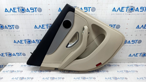 Door trim card rear left Mercedes GLC 16-22 beige leather, without curtain, butt