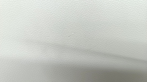 Console central armrest Mercedes GLC 16-19 beige leather, scratches, needs cleaning, chrome is swollen