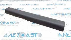 Door sill trim front left Nissan Versa 12-19 usa black, scratch