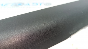 Door sill trim front left Nissan Versa 12-19 usa black, scratch