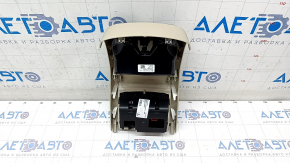 Rear center console trim with air duct Mercedes GLC 16-19 beige