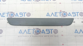 Front right outer threshold trim Mercedes GLC 16-22 broken fasteners, scratches, no chrome trim