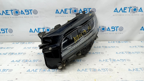 Front left headlight complete Lincoln Nautilus 19-21 LED adaptive, sand, peeled varnish
